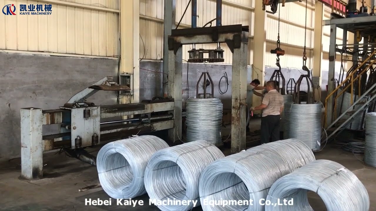 Electro galvanized wire production line -1.6-4 0mm