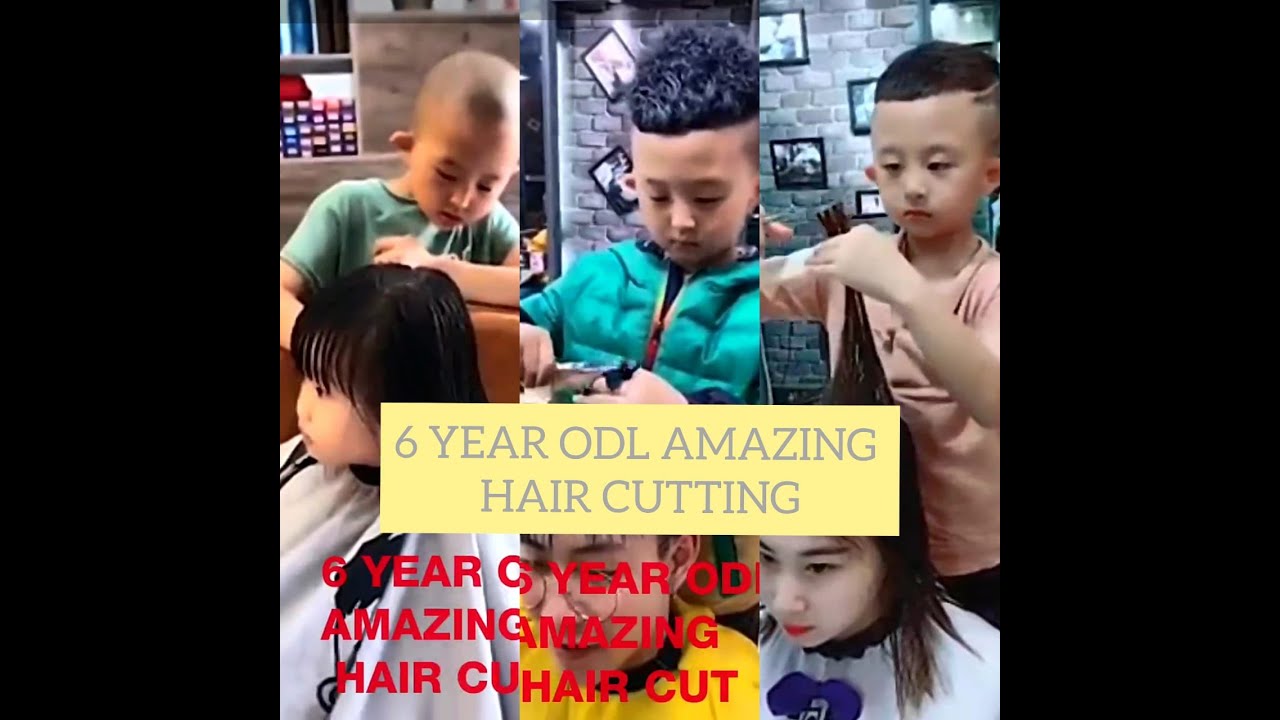 6 year old boy amazing hair cuting || 6 વર્ષ નો  છોકરો અમેઝિંગ hair હેર કટીંગ