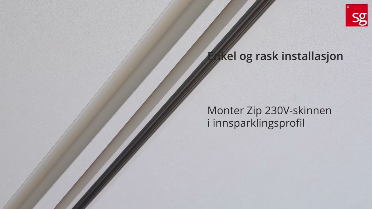 Zip innsparklingsprofil