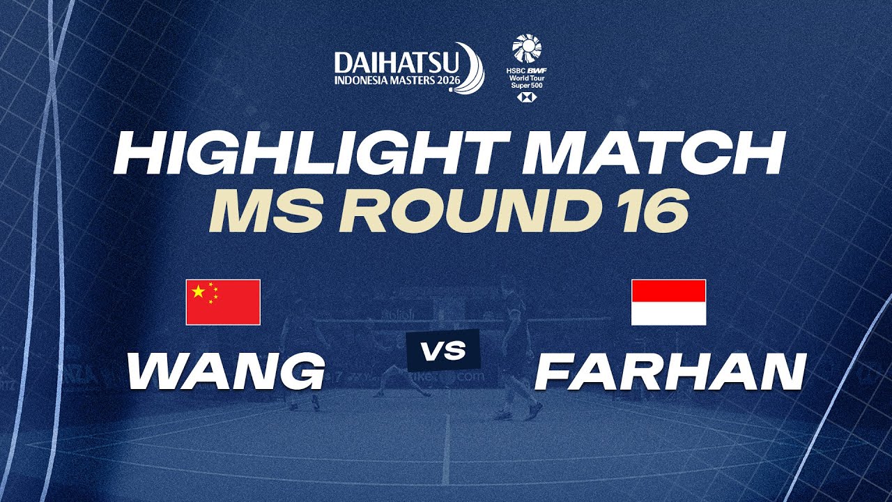 Highlight Match | MS R16 | WANG Zheng Xing (CHN) vs Alwi FARHAN (INA) [8]