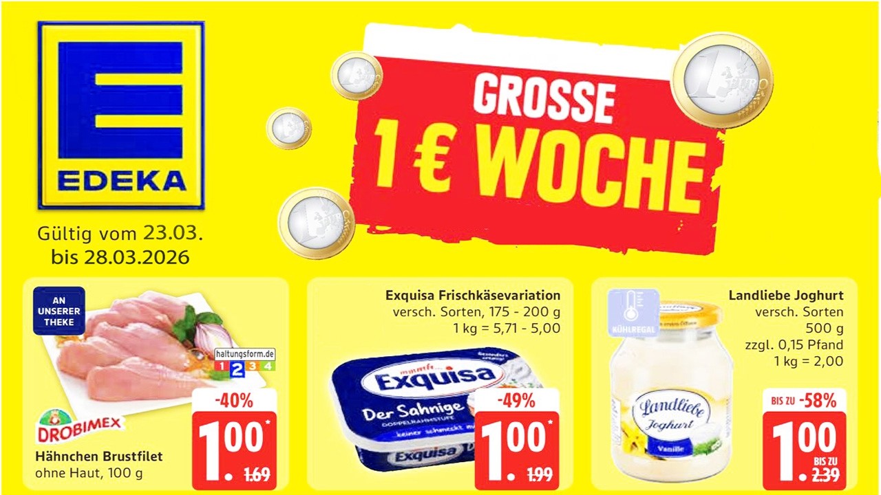EDEKA Prospekt ab 23.03.2026 🛒 Neue Angebote diese Woche | EDEKA Werbung Deutschland