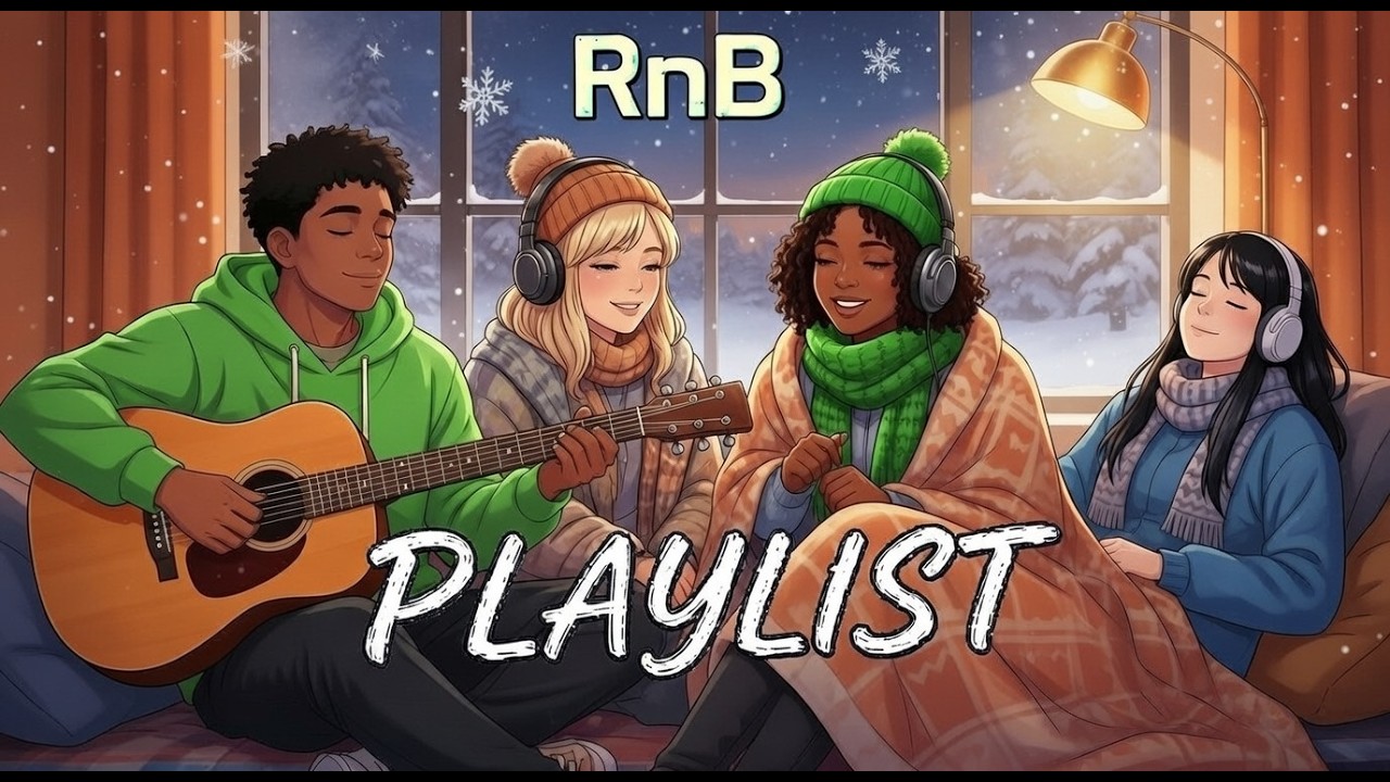 [CHILL R&B] [playlist] Музыка для кафе 💗 Акустическая гитара и снег ❄️ Теплый и уютный хип-хоп 🤍Soul