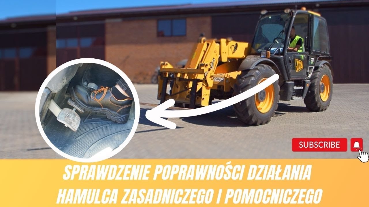 Sprawdzenie działania HAMULCA POMOCNICZEGO I ZASADNICZEGO- egzamin praktyczny UDT