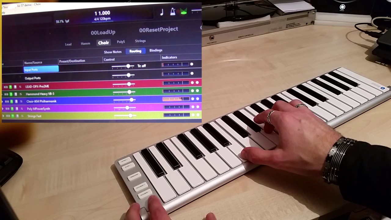 CANTABILE + Xkey AIR | switch sounds for live use [demo]