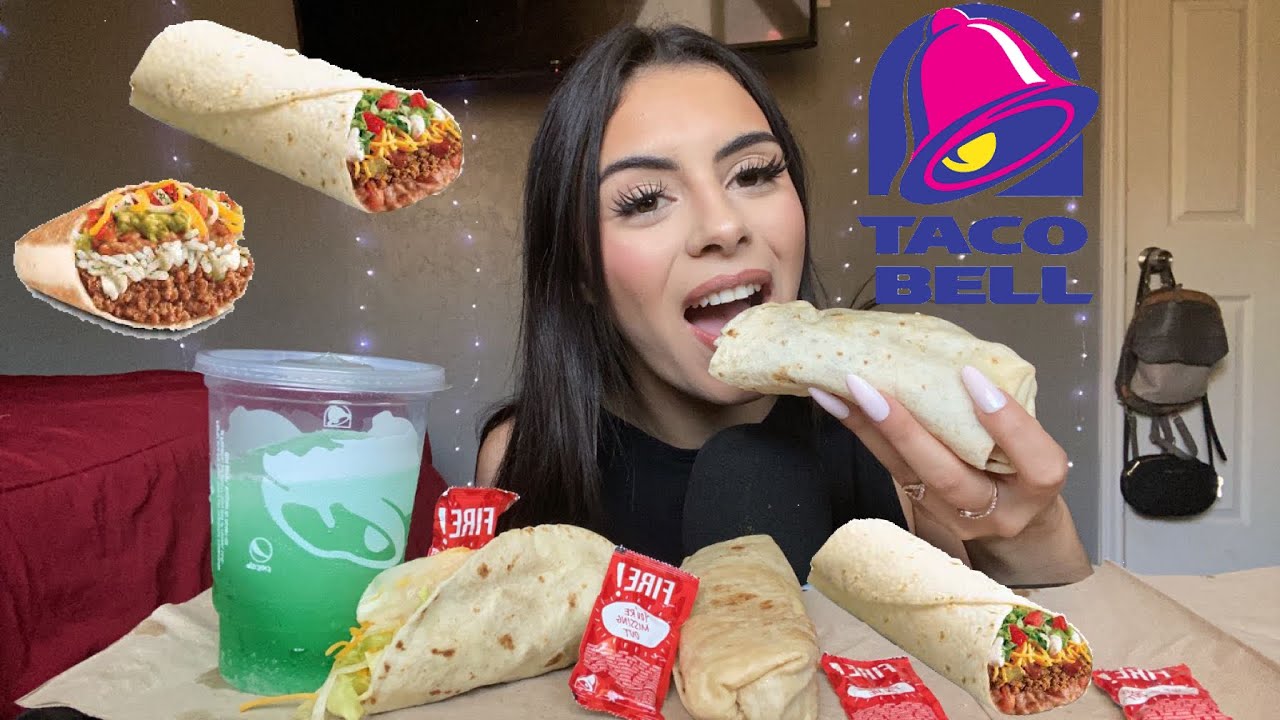Asmr|| Tacobell Mukbang (eating sounds)🌮🌯🛎️