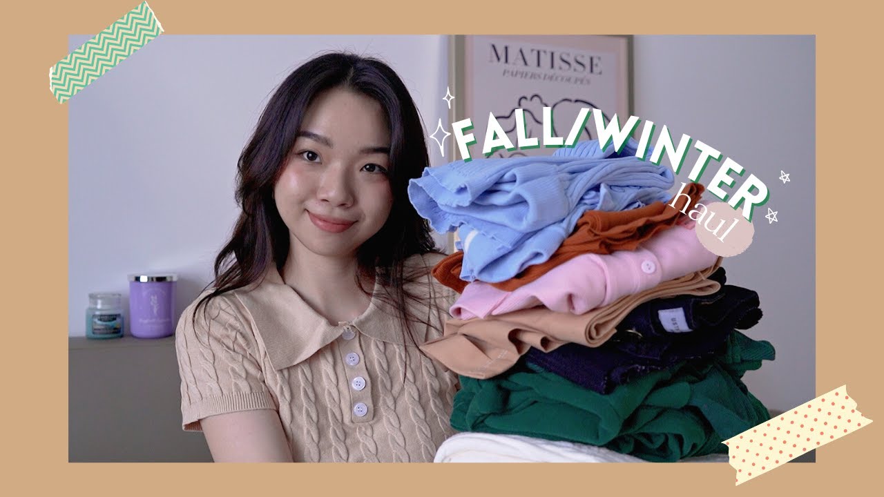 #SFH Ep.12 HAUL QUẦN ÁO THU ĐÔNG: Crop Tops, Chân Váy, Đầm Len,...| Trang
