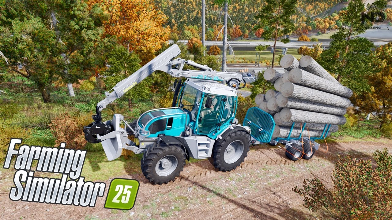 Farming Simulator 25 #9 - Hợp Đồng Nông Nghiệp: Vận Chuyển Gỗ Bằng Xe Máy Cày