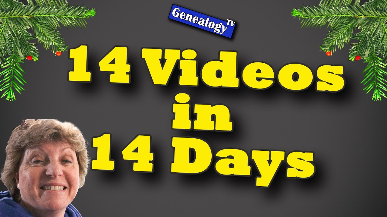 14 Family History Videos in 14 Days for Your Genealogy Research