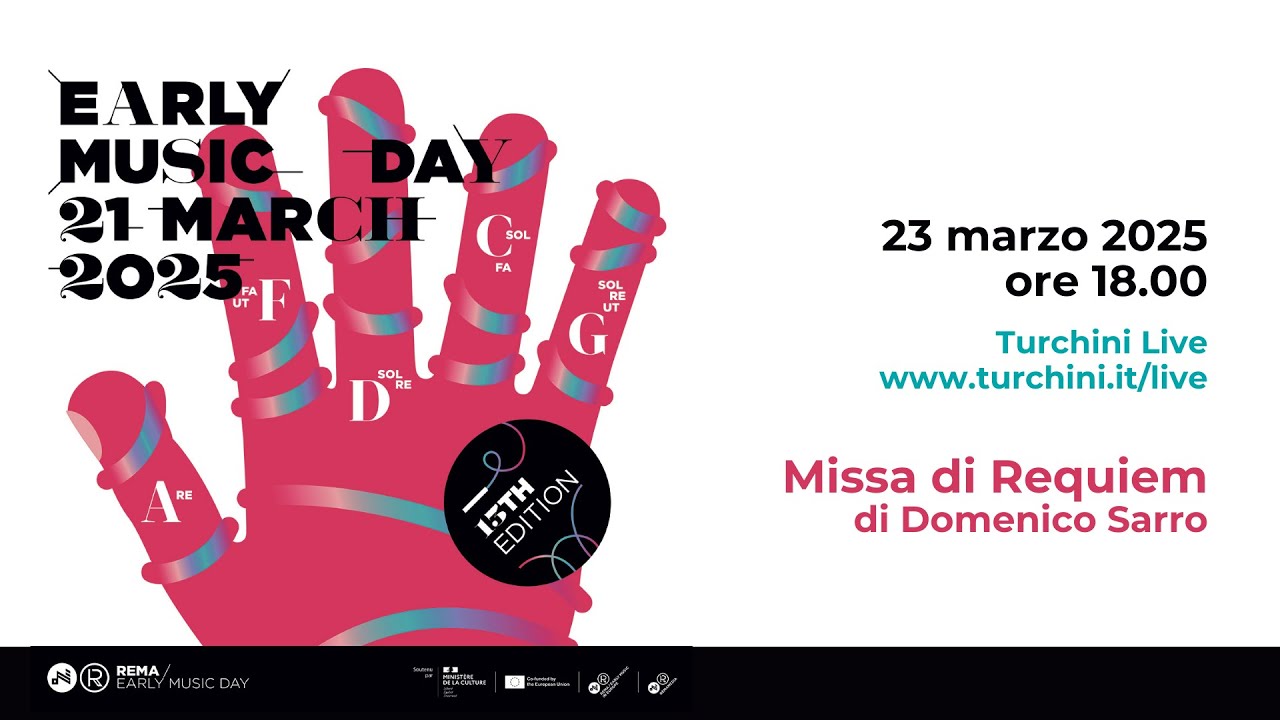 Early Music Day 2025 \ Missa di Requiem di Domenico Sarro (Napoli, 1743)