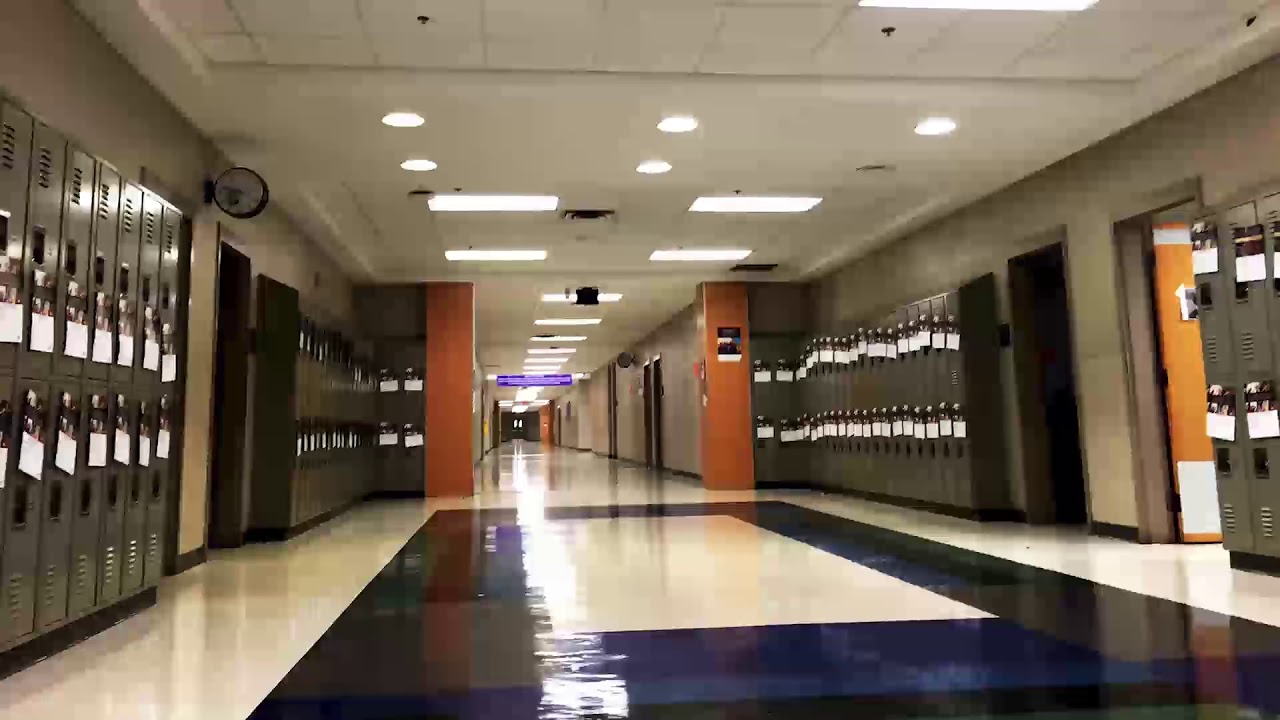 michael jackson beat it but you're in an empty school hall