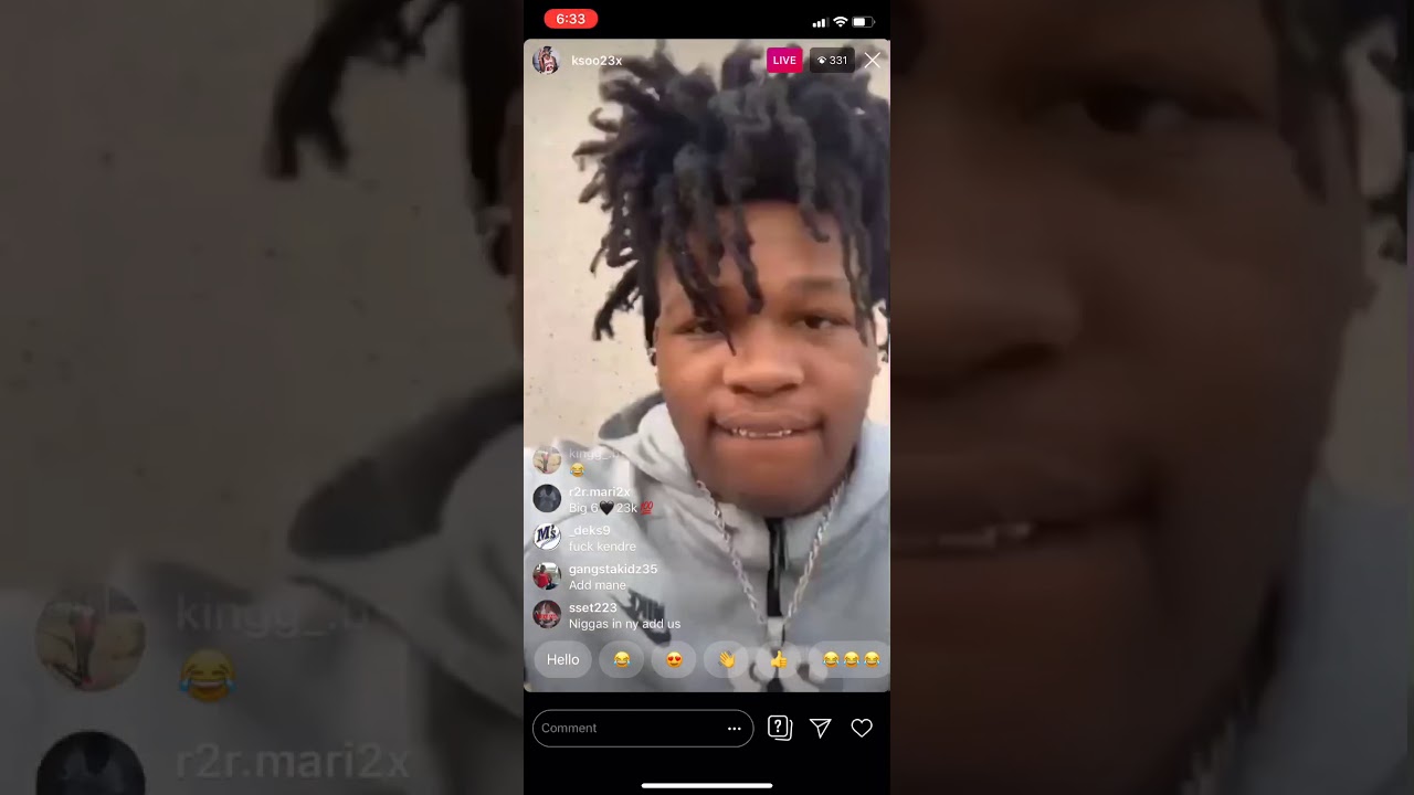 Ksoo 23 and Atk Ybeezy disses Julio Foolio on IG live