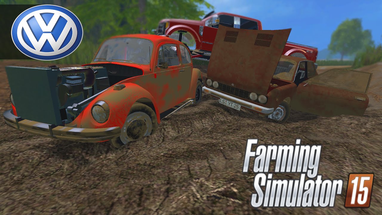Carros Antigos no Atoleiro - Farming Simulator 2015