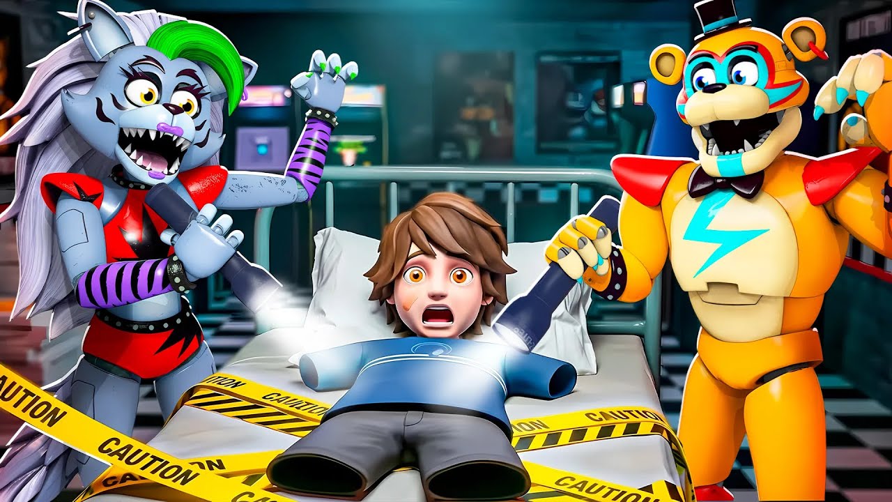 Gregory is HUNTED by AI FNAF Security Breach Animatronics