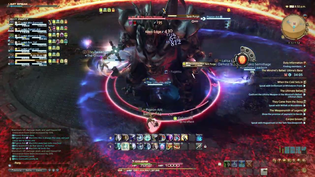 FINAL FANTASY XIV Online - The Minstrel's Ballad - Ultima's Bane 1st time