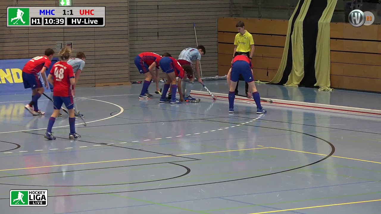 11.Spiel Gr.B DM-Hallenhockey m. Jugend B MHC vs. UHC 02.03.2019