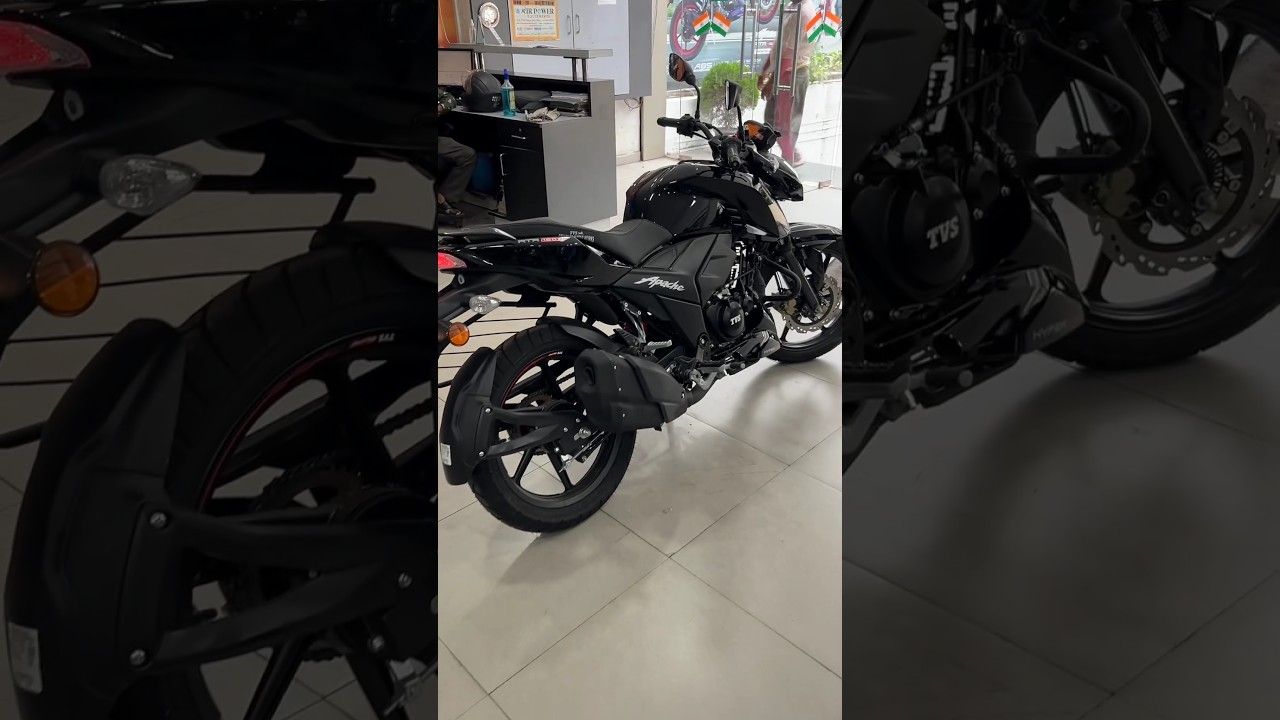 2024 Tvs Apache RTR 160 4V Black Edition