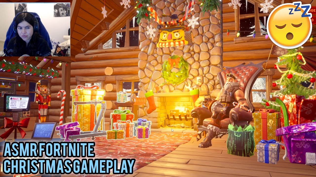 ASMR Fortnite Christmas Gameplay (Keyboard Sounds)