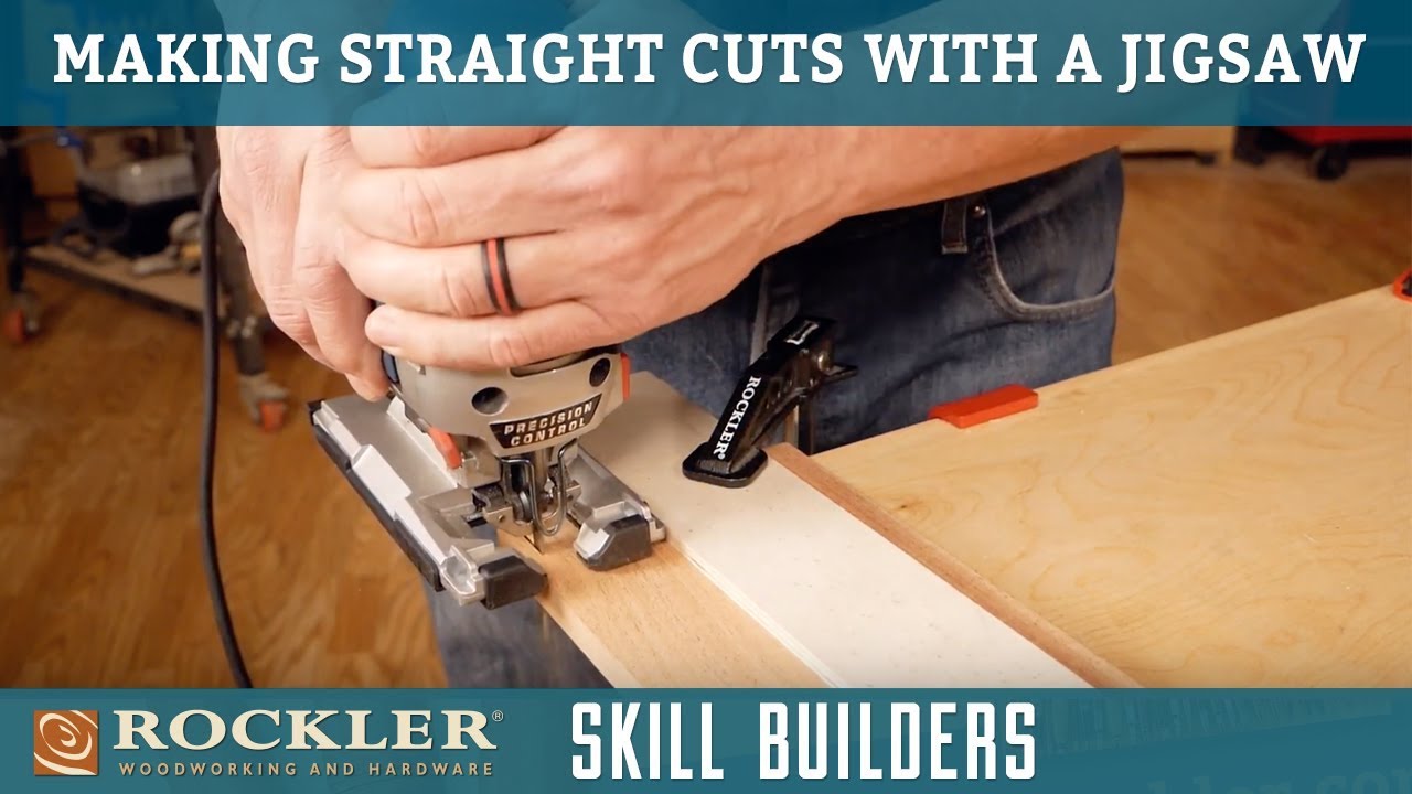 Как делать прямые продольные пропилы лобзиком | Rockler Skill Builders