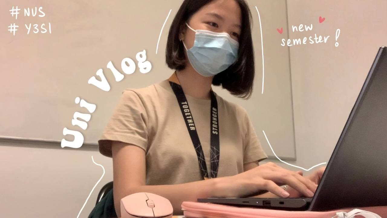 대학생 개강 브이로그 ✨| 대면 수업은 언제..? | 내가 벌써 대학교 3학년이라니.. | 싱가포르 국립대 유학생 | NUS 공대생 일상