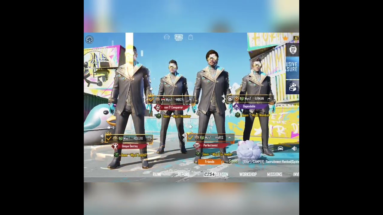 Attitude status PUBG Mobile | Conqueror Entry Lobby Video PUBG Mobile #pubgmobile #pubgshorts