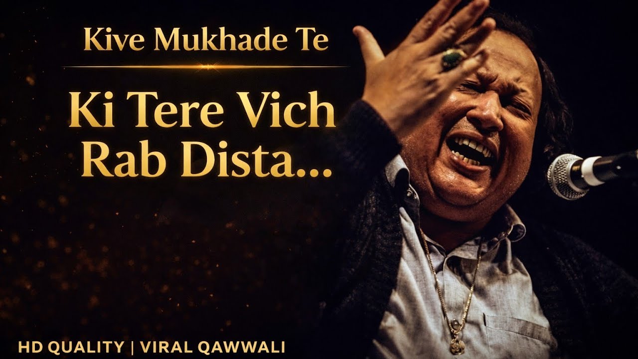 AI Nusrat Is Back 😱 Kive mukhade te|Tere vich rab dista| Soul Shaking Sufi Qawwali 2026