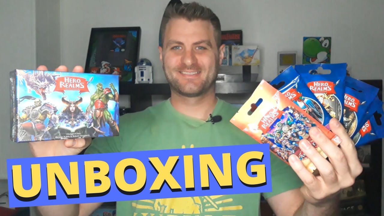 Hero Realms Deckbuilding Game And Character Packs Unboxing