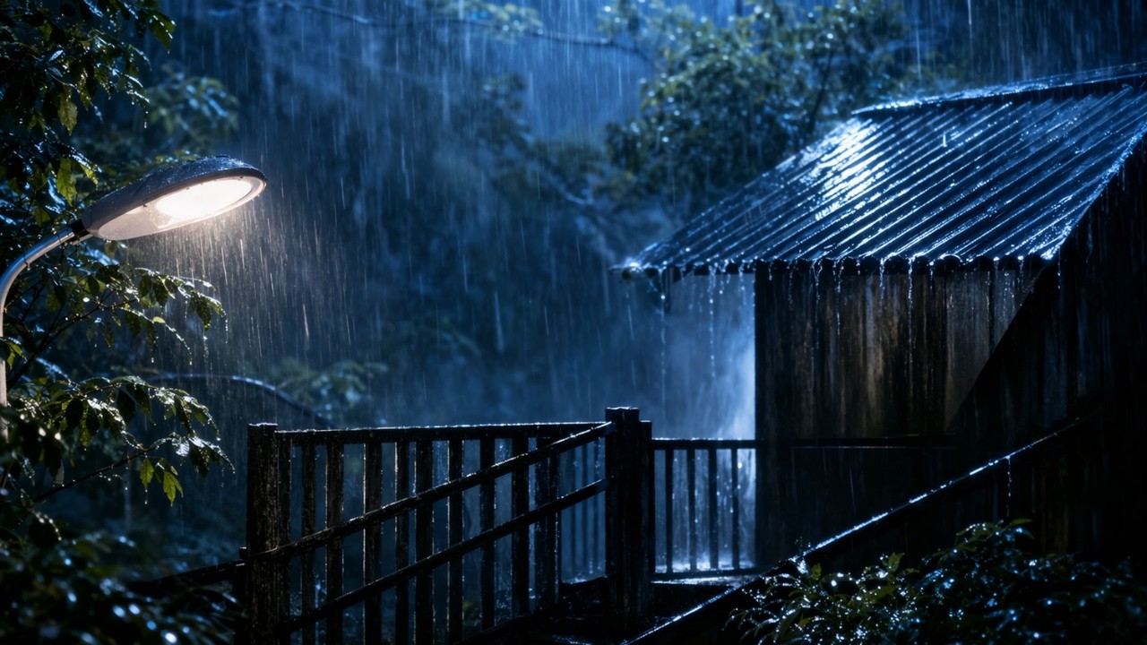 Fall Asleep Fast with Rain Sounds 🌧️ | 10 Hours Deep Sleep Black Screen