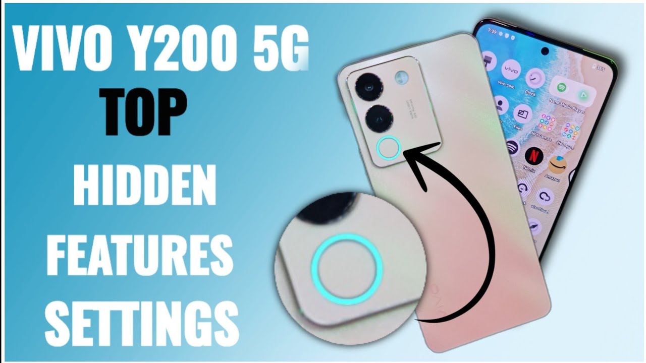 Vivo Y200 5G Hidden Featurs Settings | Tips Tricks  Hindi India