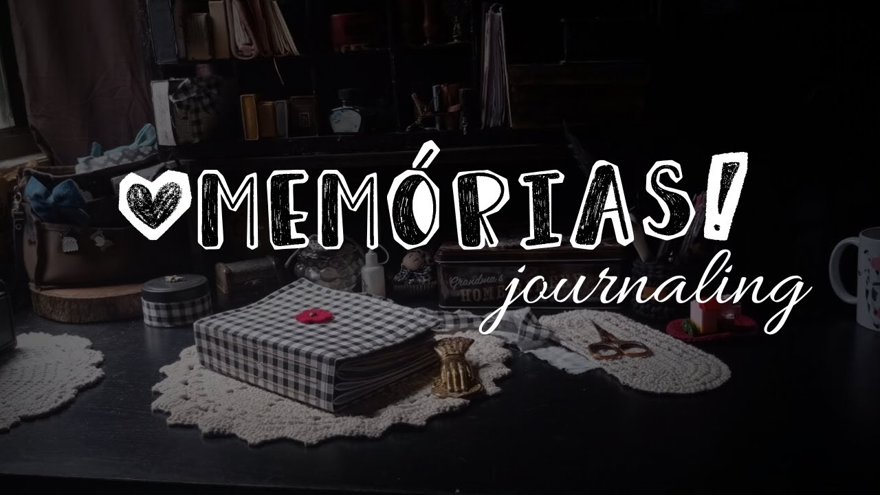 Diário Vintage | Decorando meu diário + memórias da semana