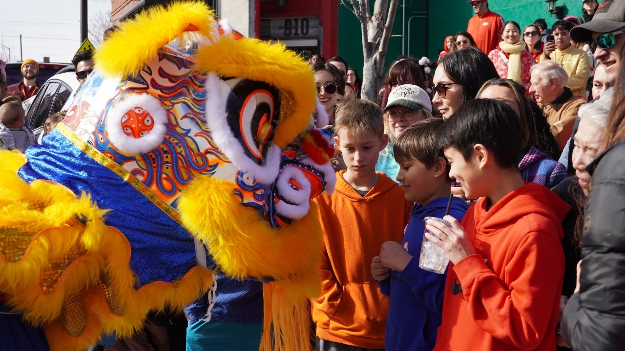 GĐPT Phổ Hiền Lion Dance Troupe STREET TAKEOVER (Café Cà Phê) 2024