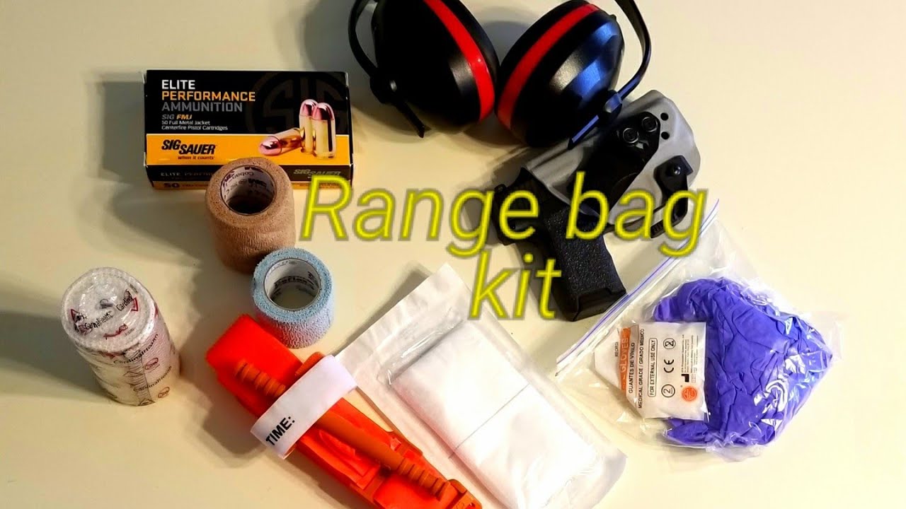 ESSENTIAL range bag medical supplies