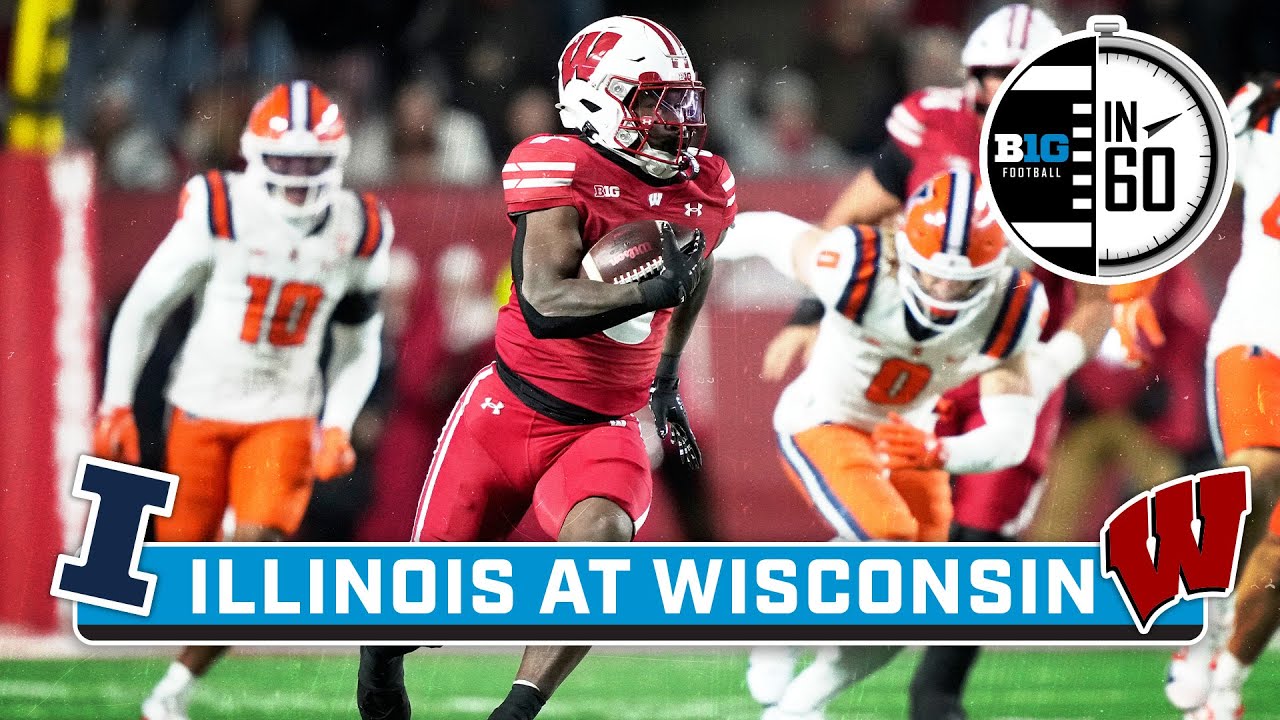 Illinois at Wisconsin | Nov. 24, 2025 | B1G Football in 60