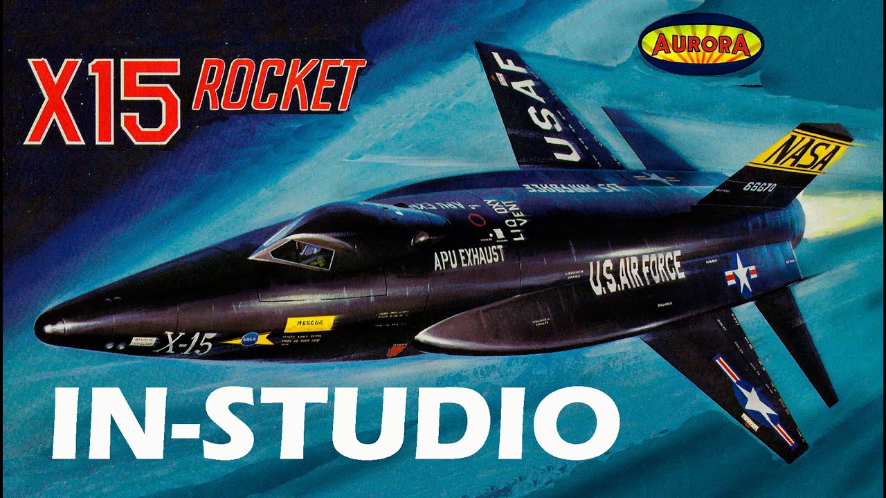 AURORA MODELS - From Modeling's Golden Age:  X-13 Vertijet, X-15 Rocketplane, and Douglas DC-8!