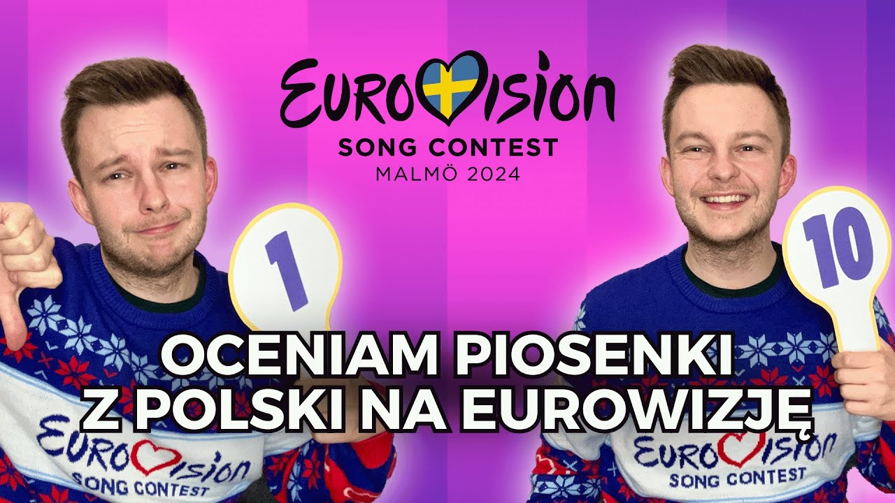 OCENIAM WSZYSTKIE PIOSENKI Z POLSKI 🇵🇱 NA EUROWIZJĘ 2024