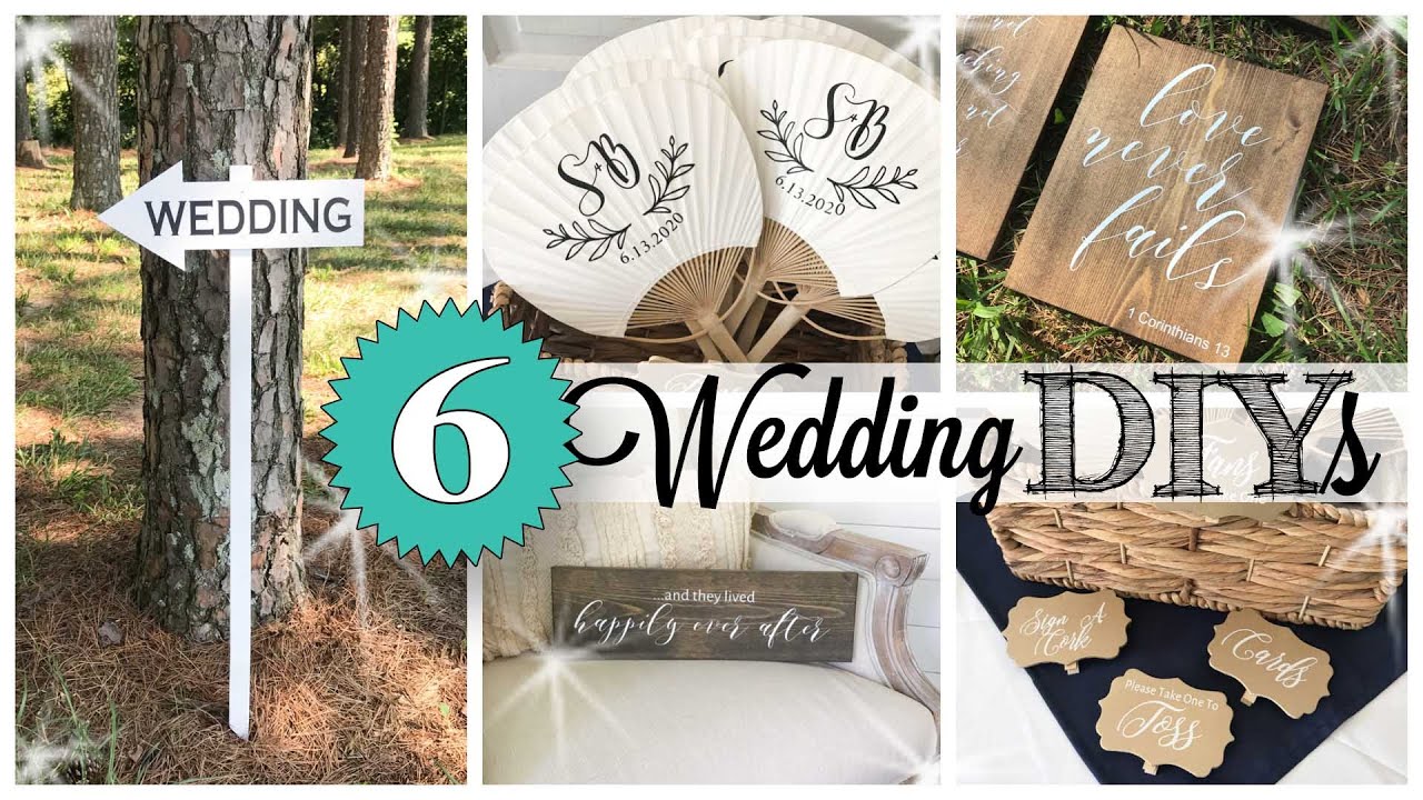 6 DIY Wedding Decor | I SAVED HUNDREDS $$  | Wedding on a Budget