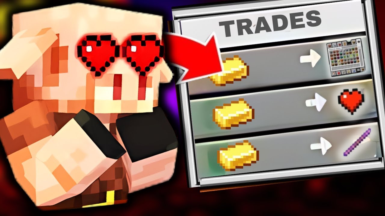 Minecraft, But Piglin Trade Gamemodes!