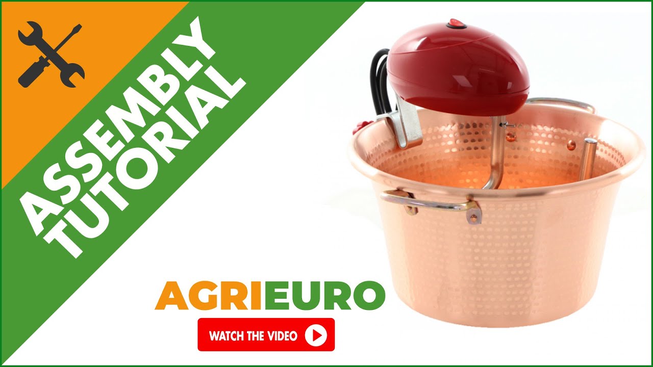 Macom Polentino Hammered Copper Pot - Assembly tutorial