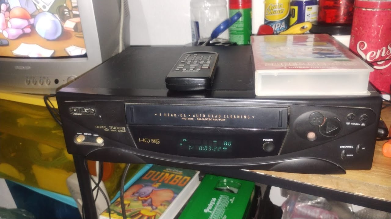 VENDA DO VÍDEO CASSETE PHILCO PVC 4H10 + CONTROLE + FITA DE BRINDE