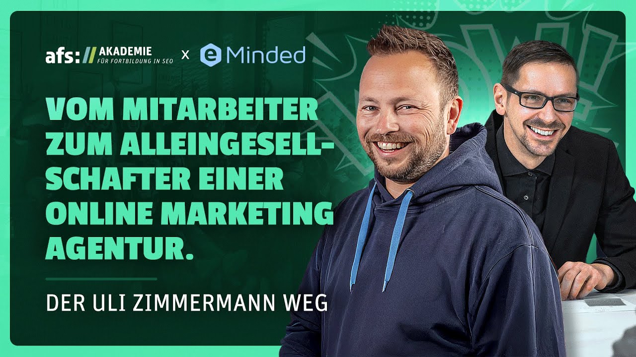 Vom Angestellten zum Agentur-Inhaber: Wie ich meinen Chef kaufte - Interview mit Uli Zimmermann