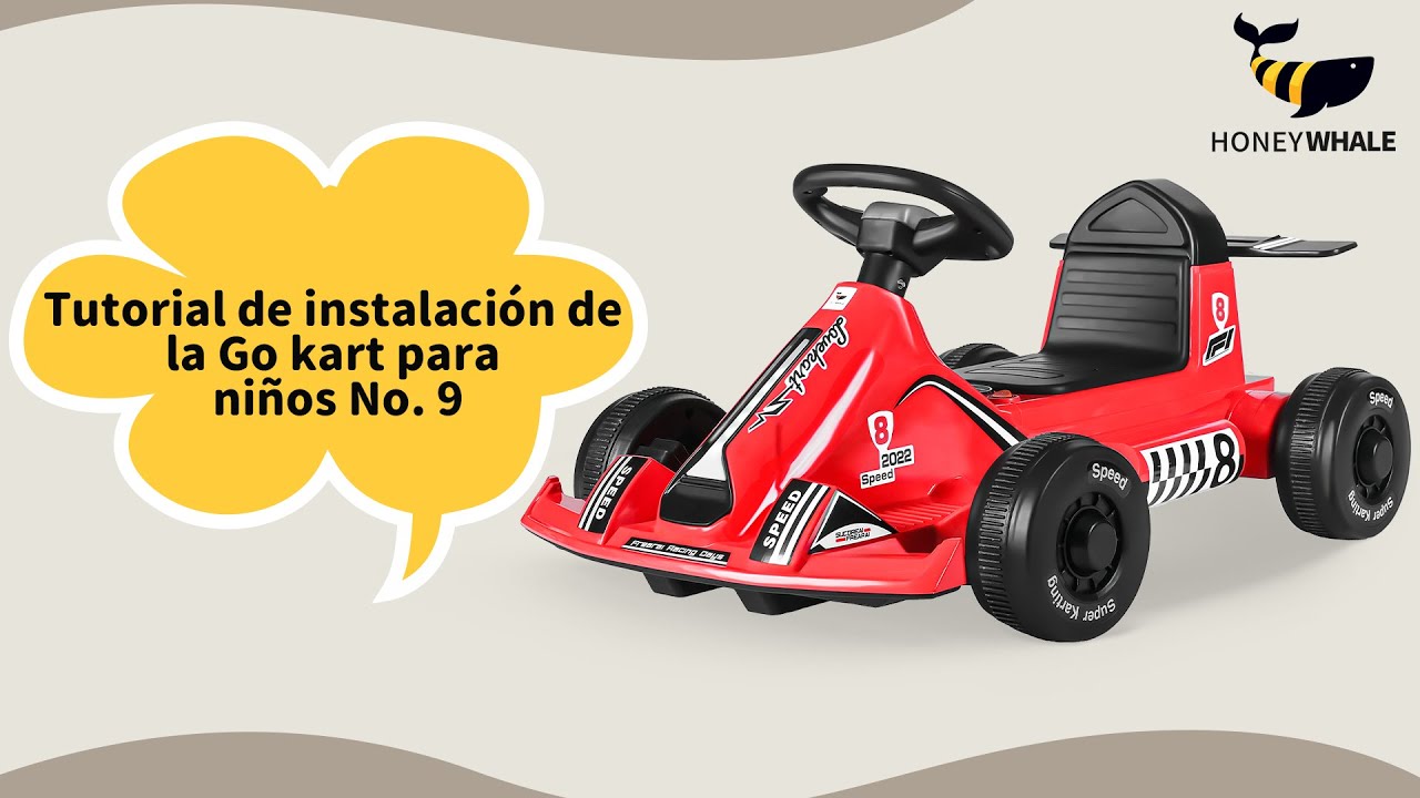 Instala tú Go-KART No. 9 para Niños - Honey Whale