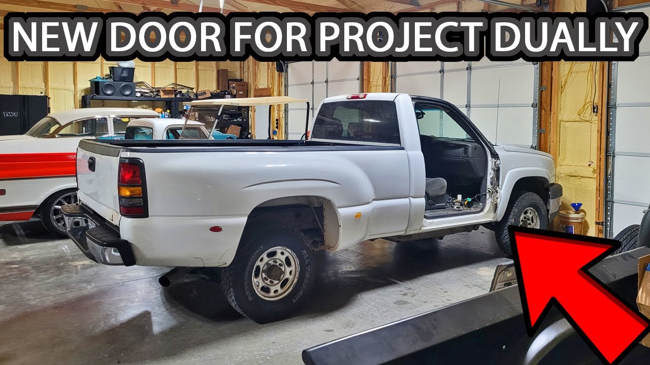 Single Cab Dually Build Part 4 (Replacing the Door)