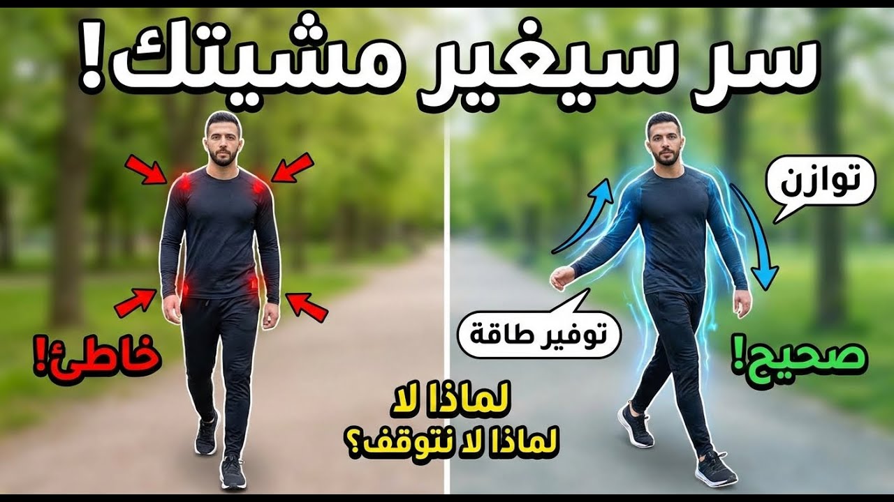 لماذا نحرك أيدينا أثناء المشي؟ سر مذهل يخفيه جسمك عنك!