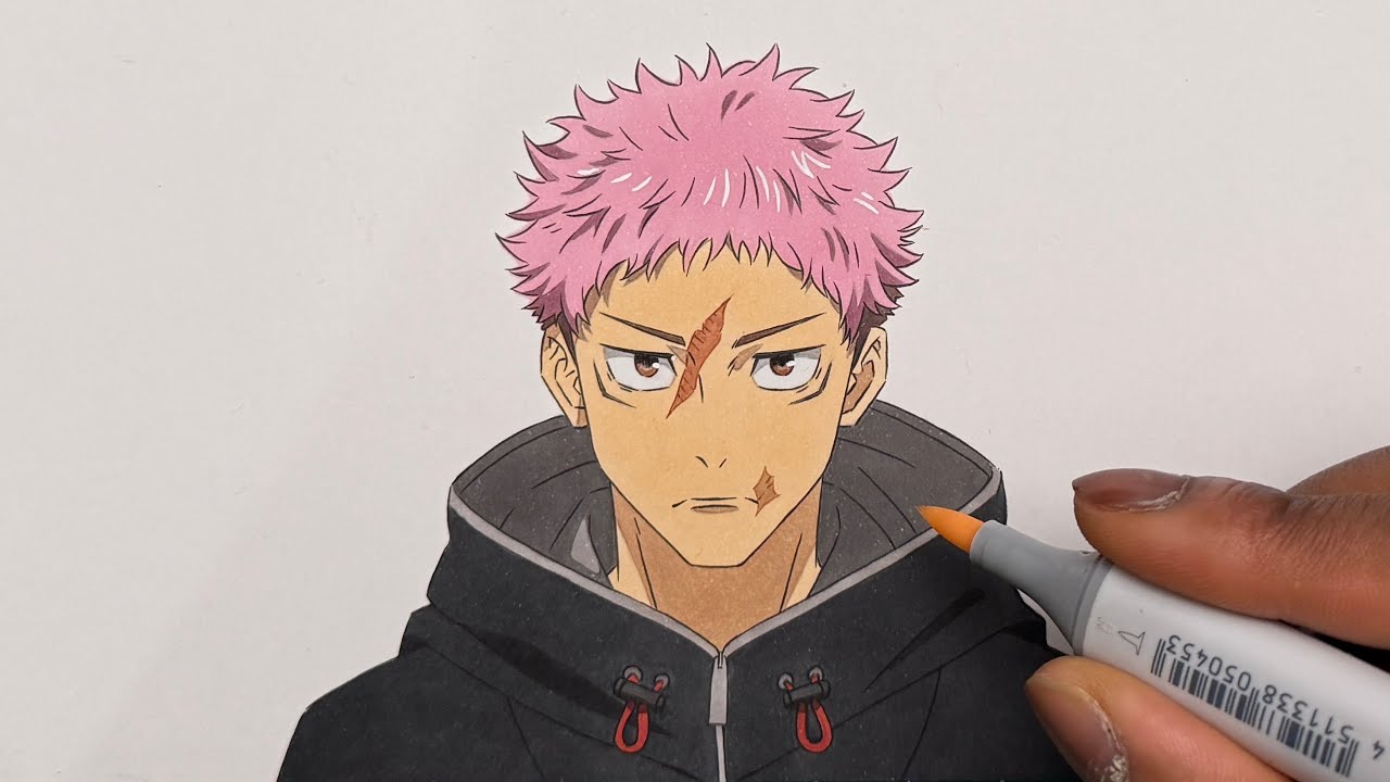 How To Draw Yuji Itadori Step By Step – Jujutsu Kaisen
