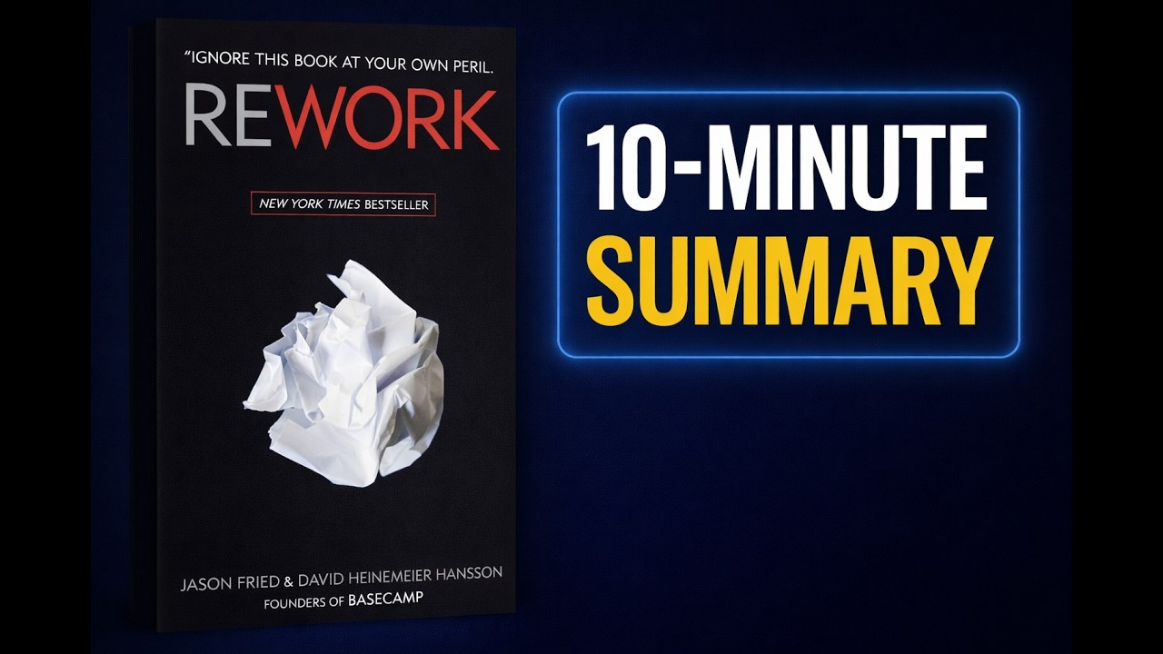 Rework by Jason Fried & David Heinemeier Hansson