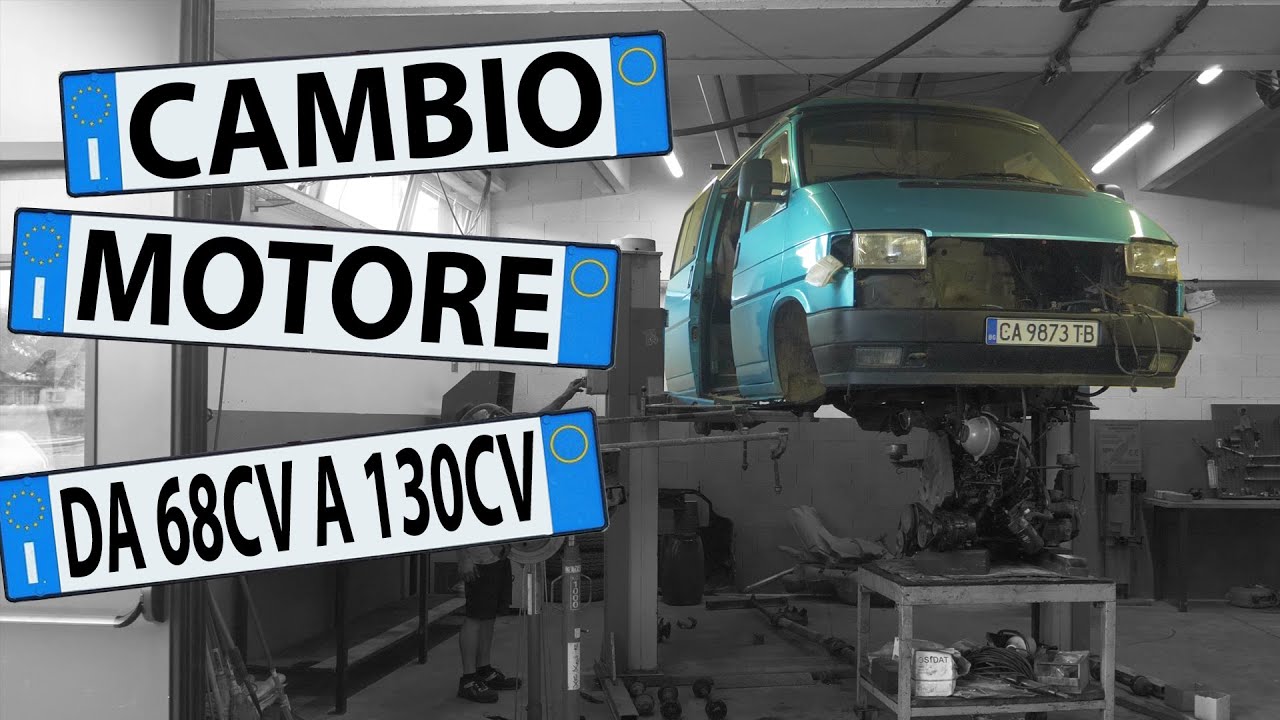 CAMPER WESTFALIA VW T4: togliere il MOTORE, assi e SEMIASSI da un VW T4 Westfalia (Episodio 35)