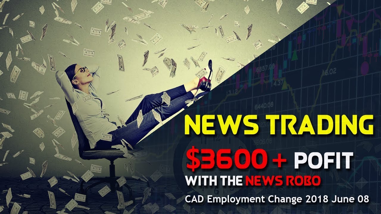 $3600 Profit In Two Minutes From Forex News Robo Expert Advisor For CAD Employment Change 2018 June
