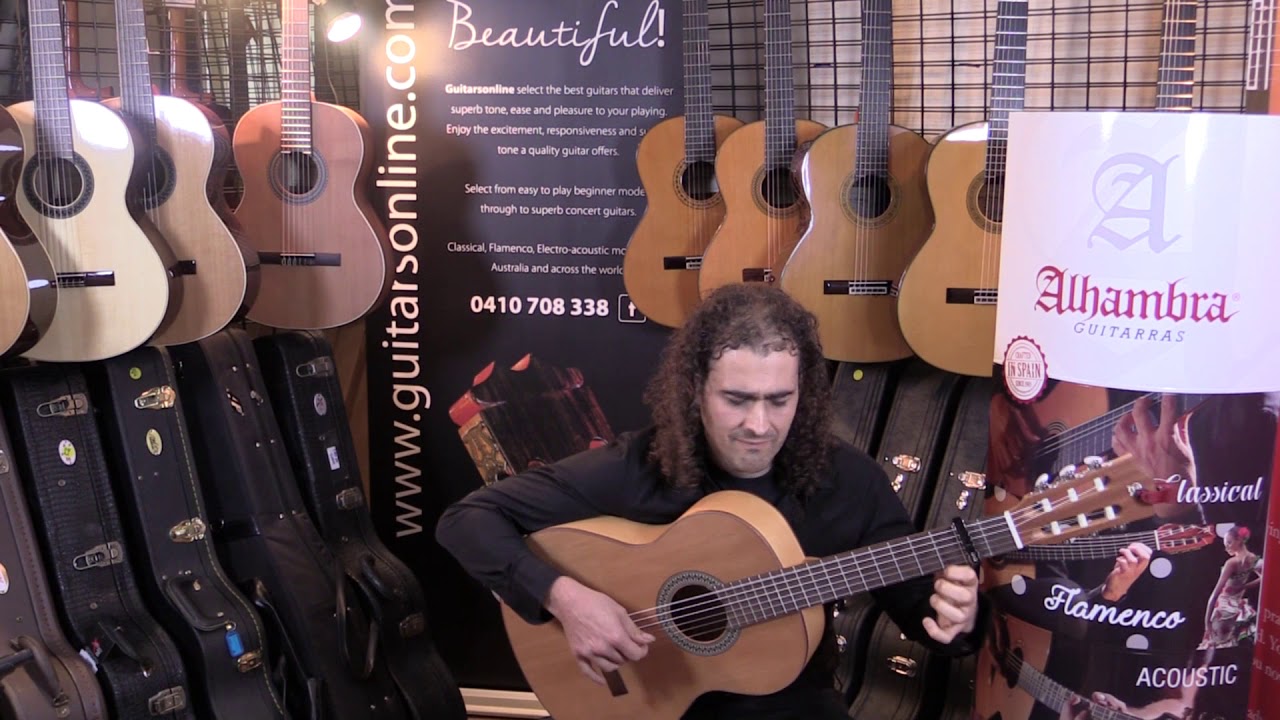 Alhambra Flamenco Guitar 2F Cloudy Day  by Alejandro Florez