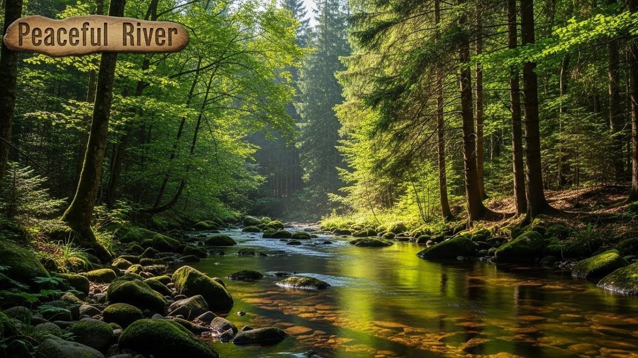 River Ambience 🌿 Soothing Flowing Water Sounds for Meditation and Deep Sleep #269