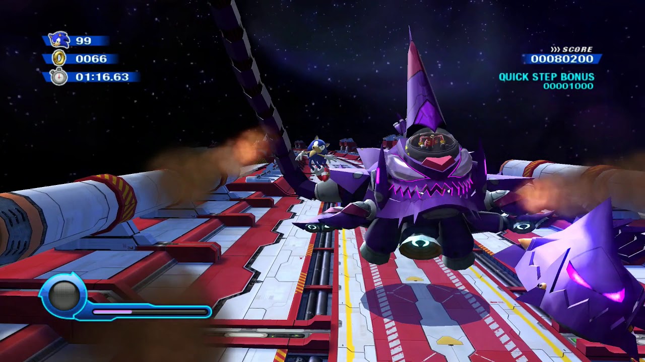 Sonic Colors (Wii) [Dolphin 60 FPS]: Terminal Velocity - Boss - S-Rank