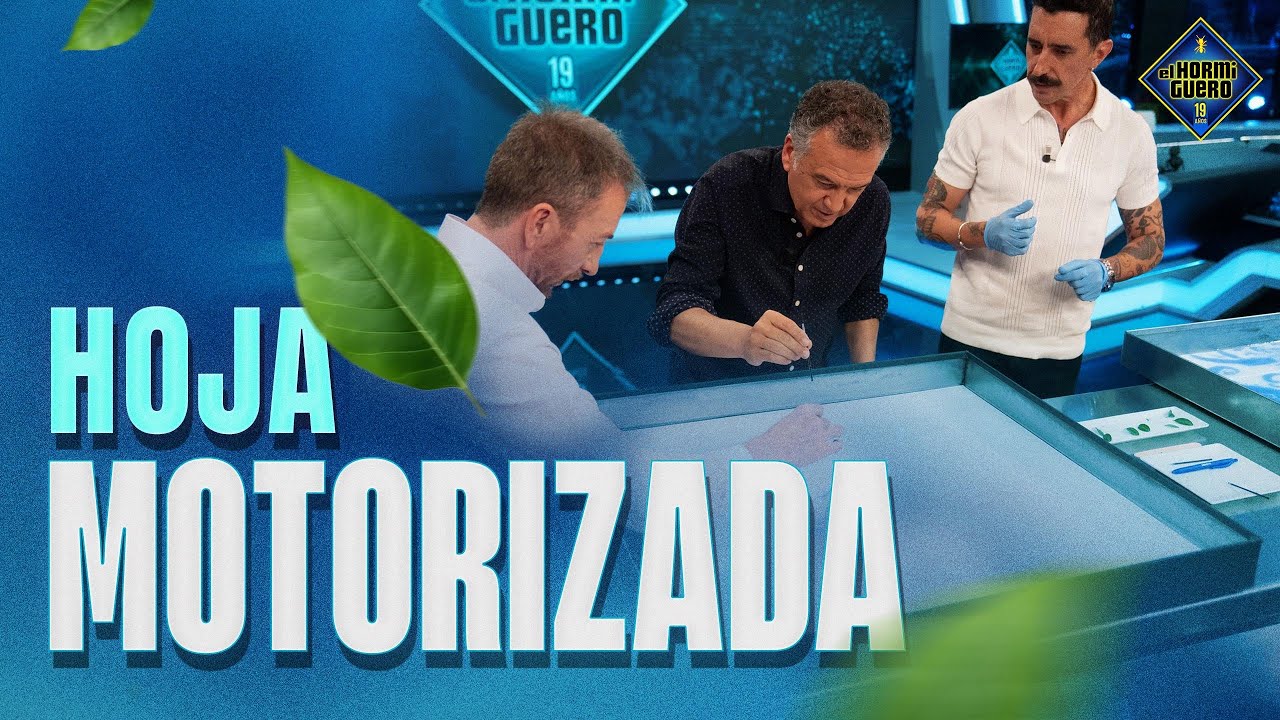 Marron crea una hoja motorizada - El Hormiguero